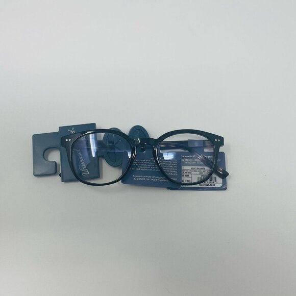 Women's Black Round Blue Light Filtering Matte Black Glasses - Universal Thread - Picture 3 of 5